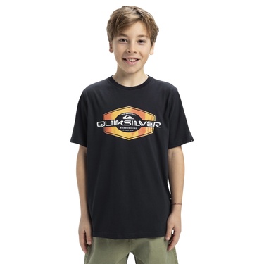  Quiksilver Ev Locked Up Yth Erkek Çocuk Mavi Tişört