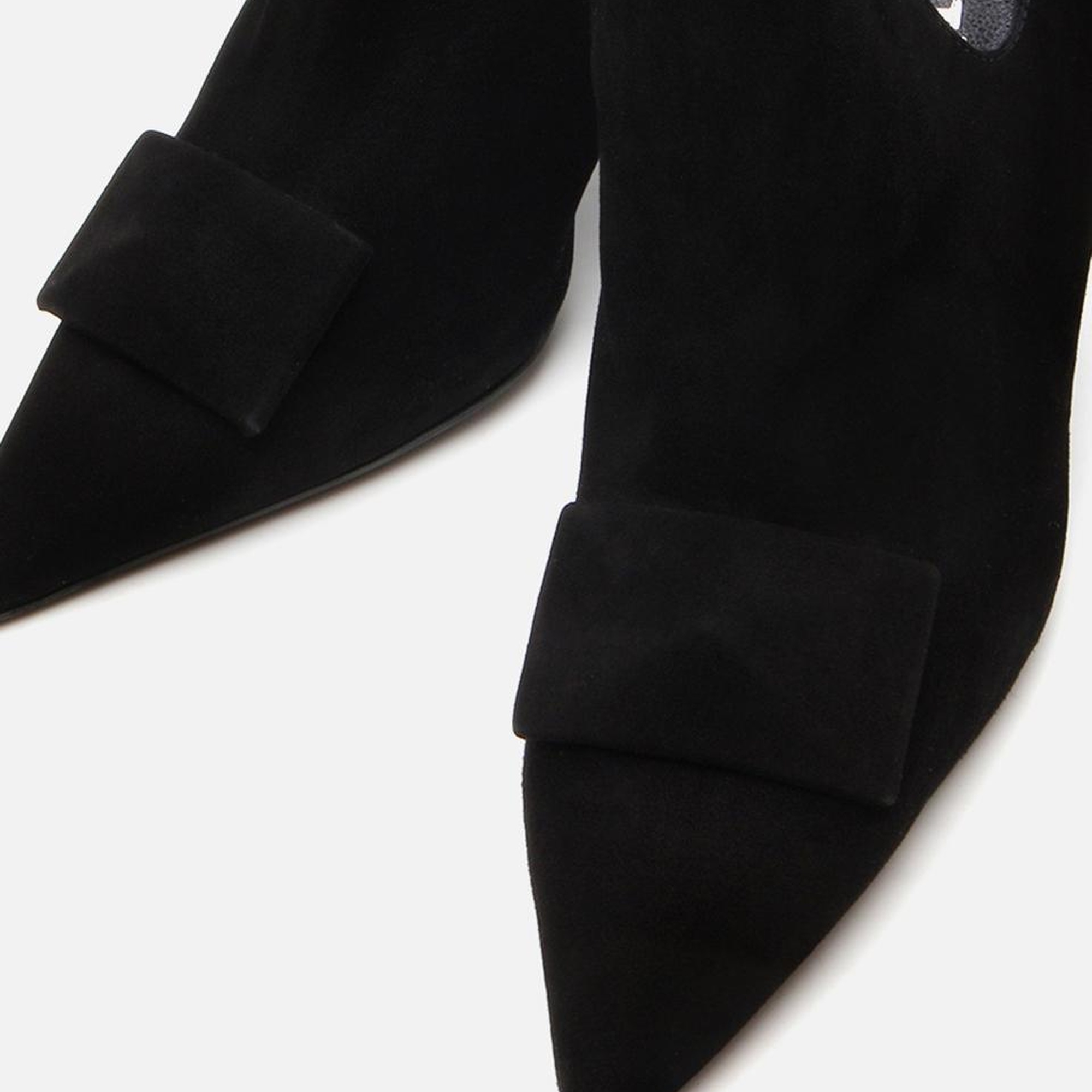 Kadın Deri Siyah Topuklu Bot