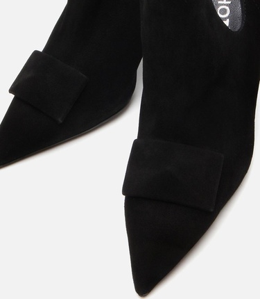  Kadın Deri Siyah Topuklu Bot