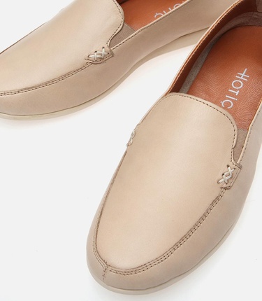  Kadın Deri Bej Loafer
