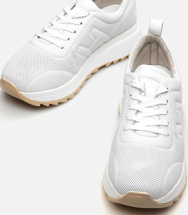  Kadın Deri Beyaz Spor Ayakkabı