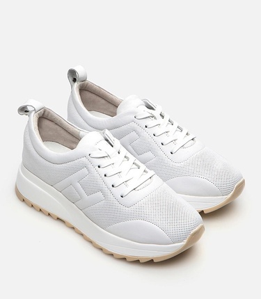  Kadın Deri Beyaz Spor Ayakkabı