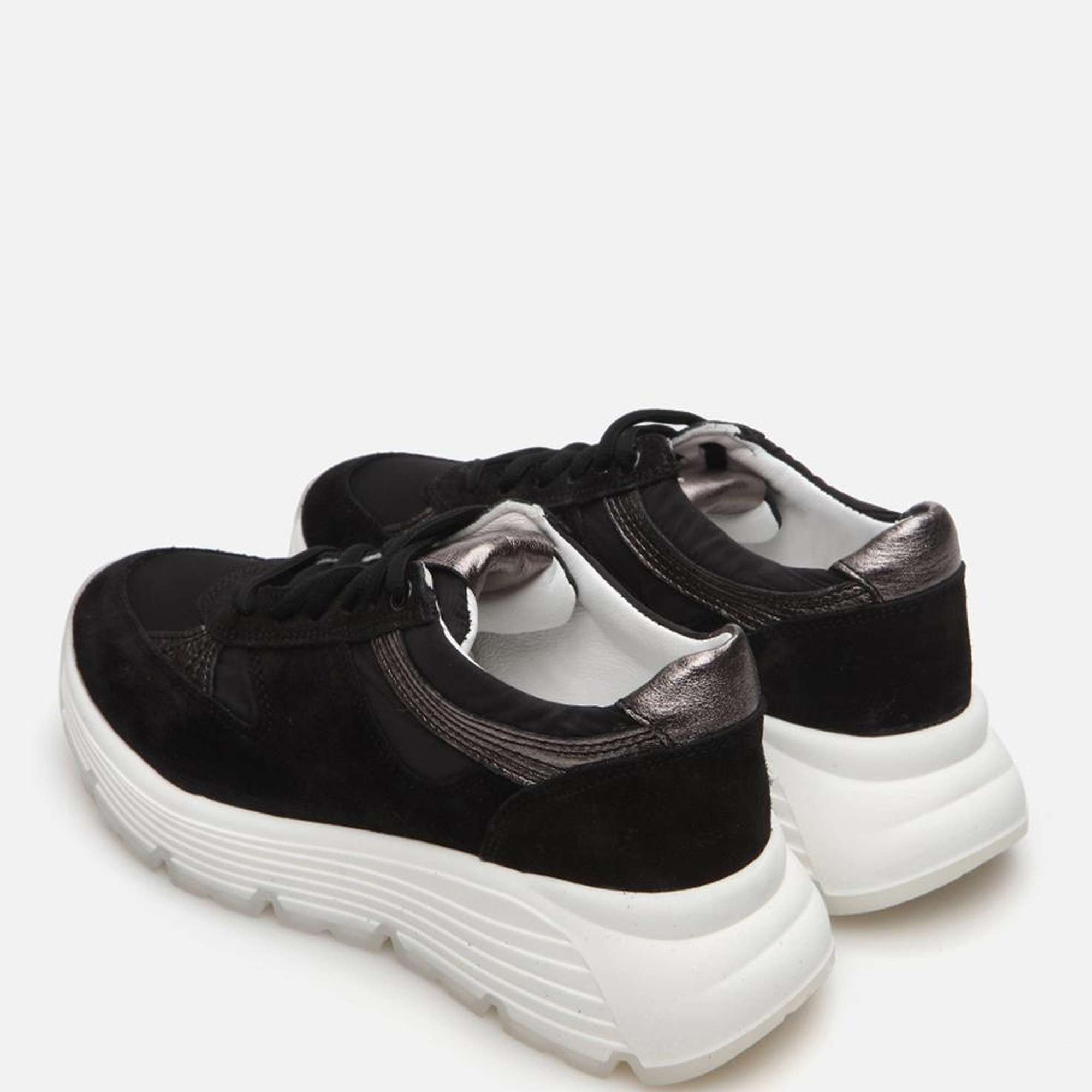 Kadın Deri Siyah Spor Ayakkabı