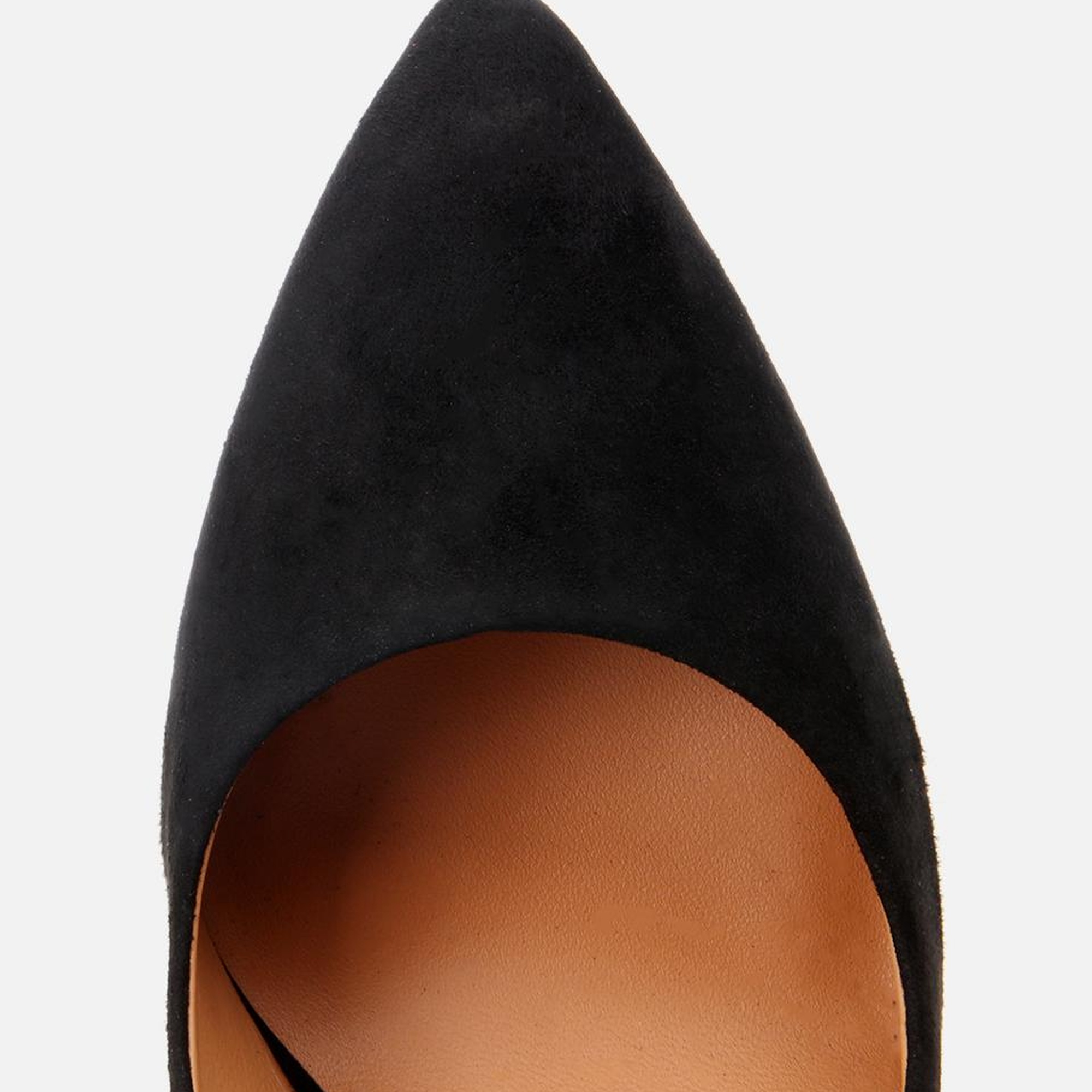 Kadın Süet Deri Siyah Stiletto