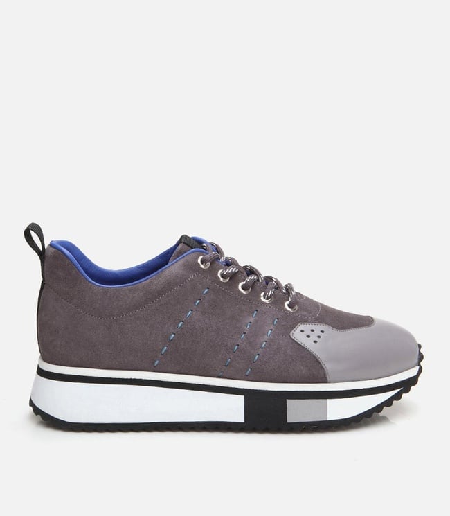  Erkek Deri Gri Spor Ayakkabı