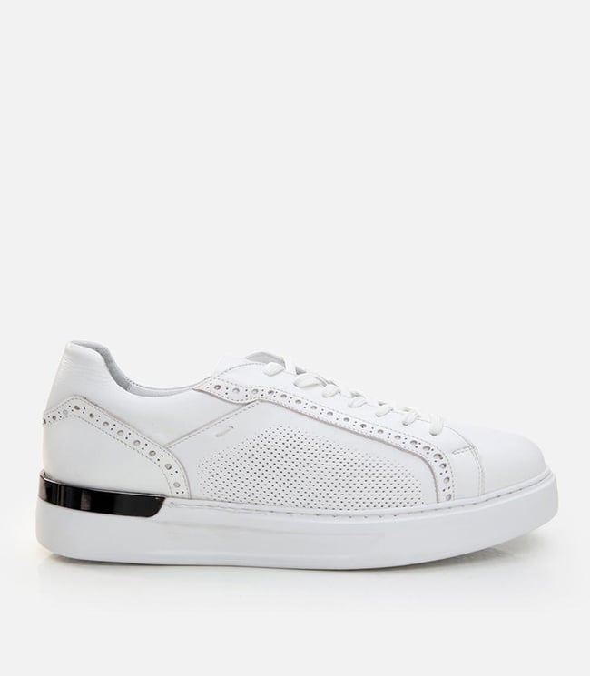  Erkek Deri Beyaz Günlük Ayakkabı