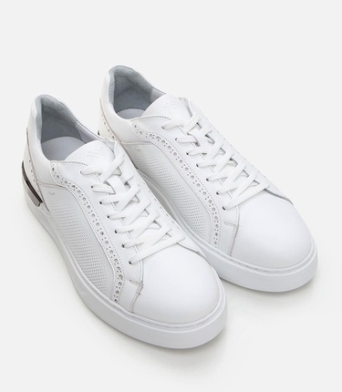  Erkek Deri Beyaz Günlük Ayakkabı