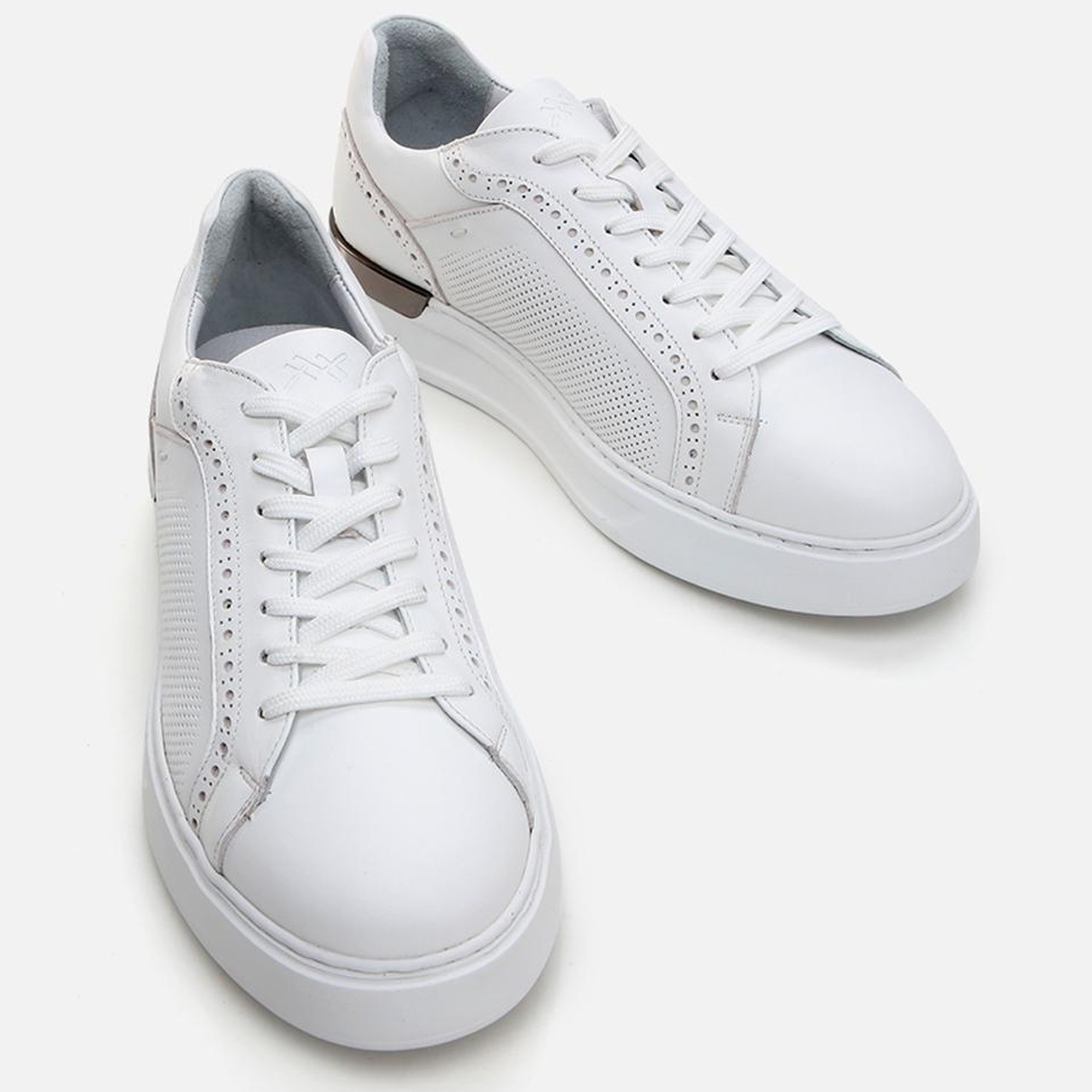 Erkek Deri Beyaz Günlük Ayakkabı