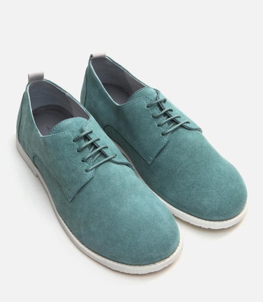  Erkek Deri Açık Yeşil Günlük Ayakkabı