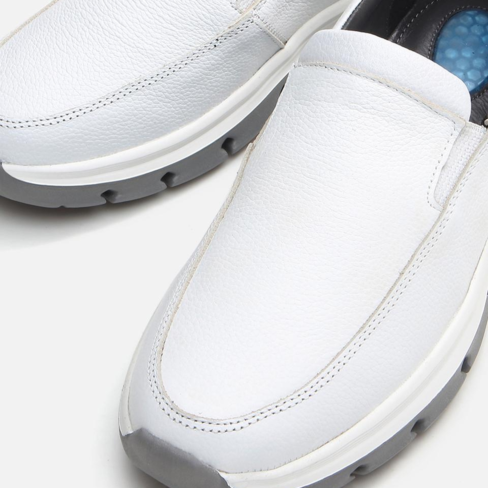 Erkek Deri Beyaz Spor Ayakkabı