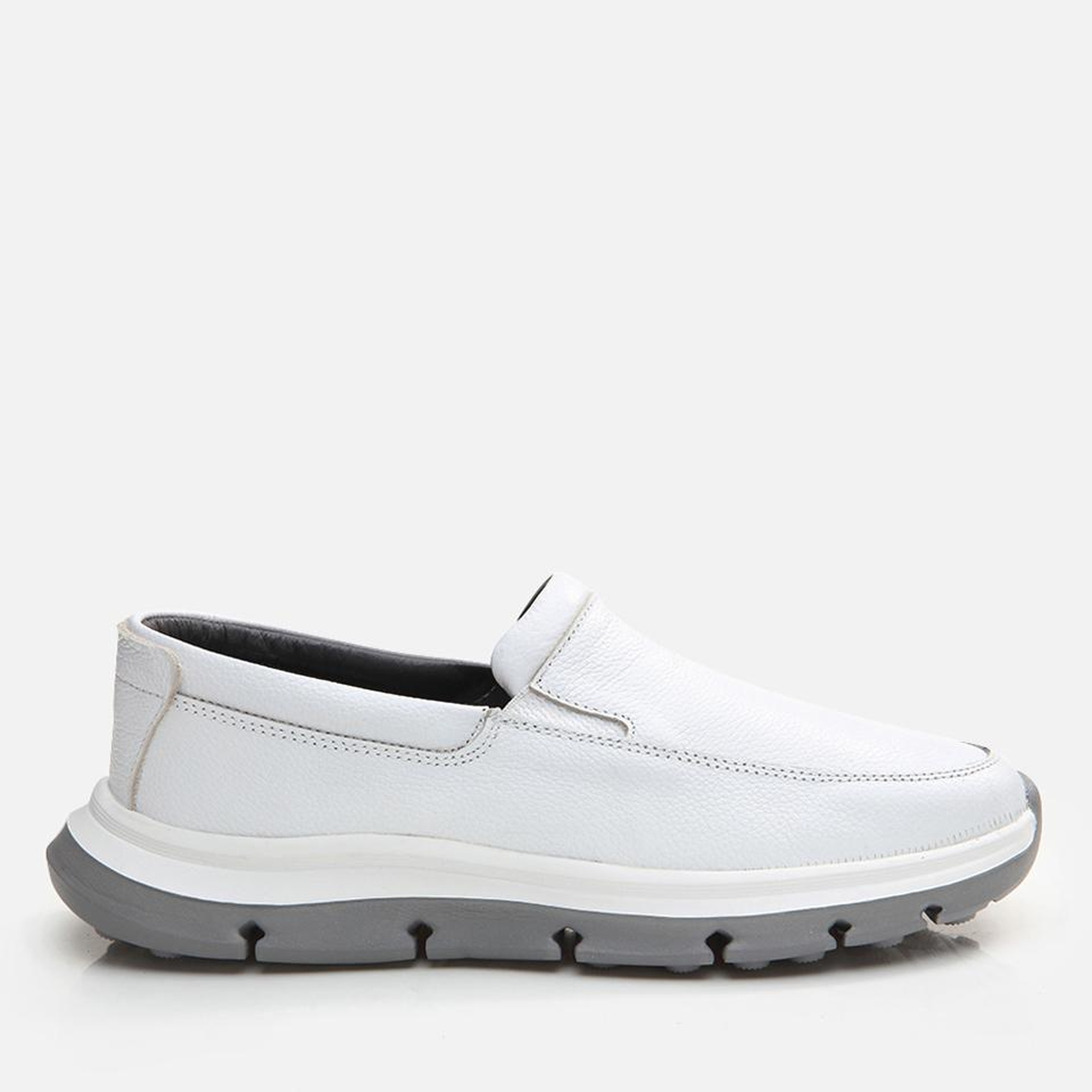 Erkek Deri Beyaz Spor Ayakkabı