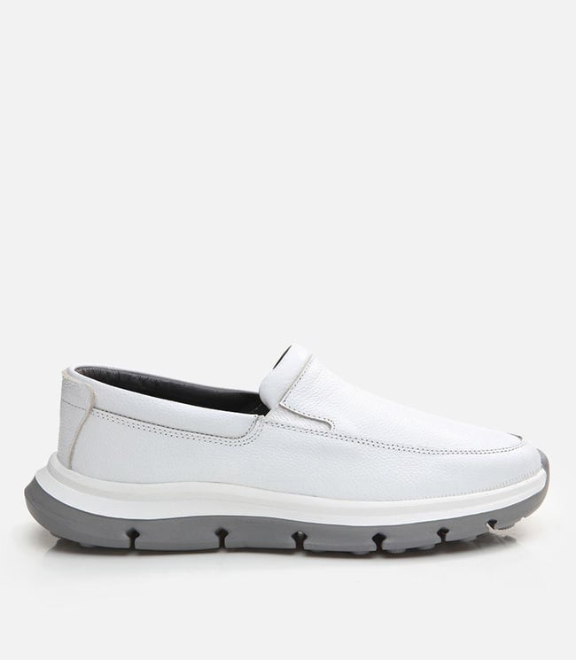  Erkek Deri Beyaz Spor Ayakkabı