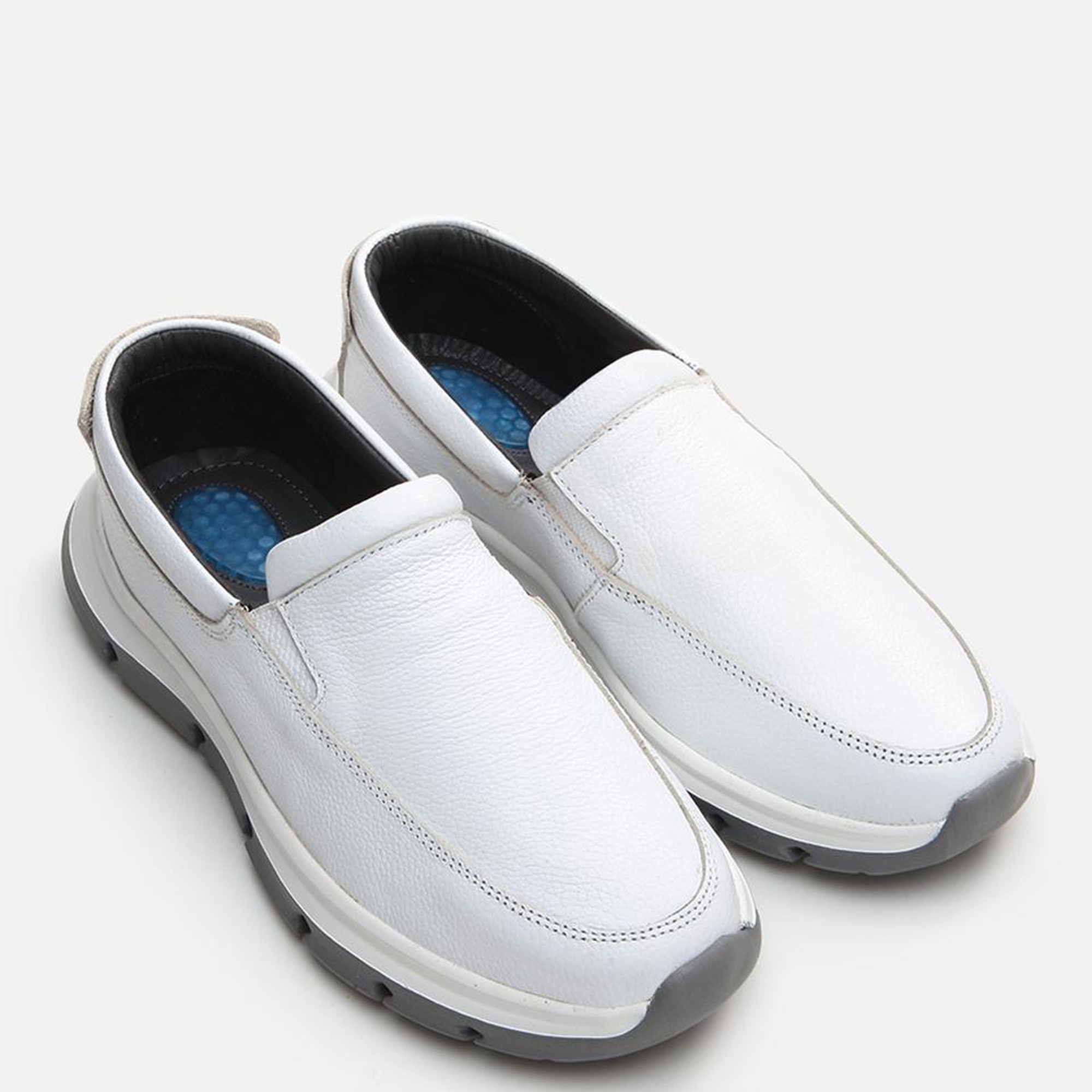 Erkek Deri Beyaz Spor Ayakkabı