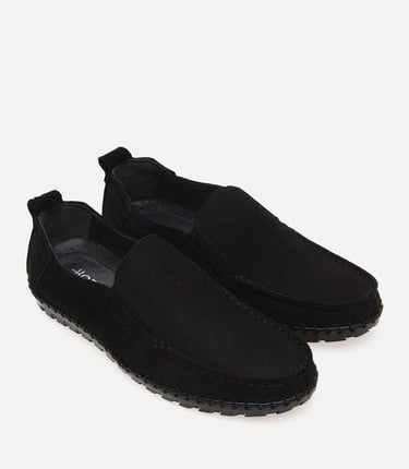  Erkek Deri Siyah Günlük Ayakkabı