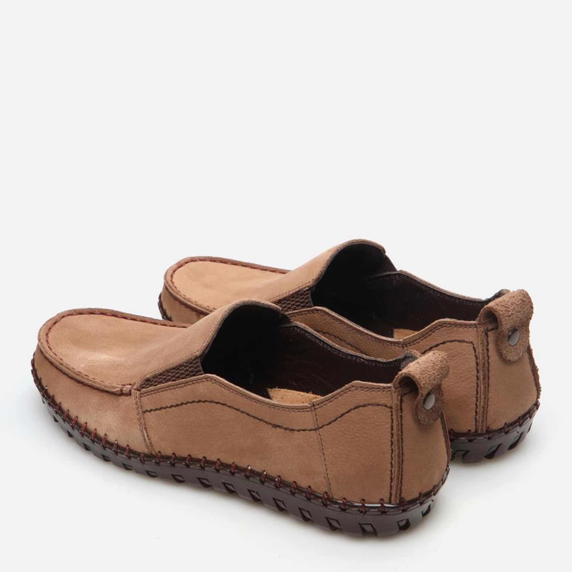 Erkek Deri Bej Günlük Ayakkabı