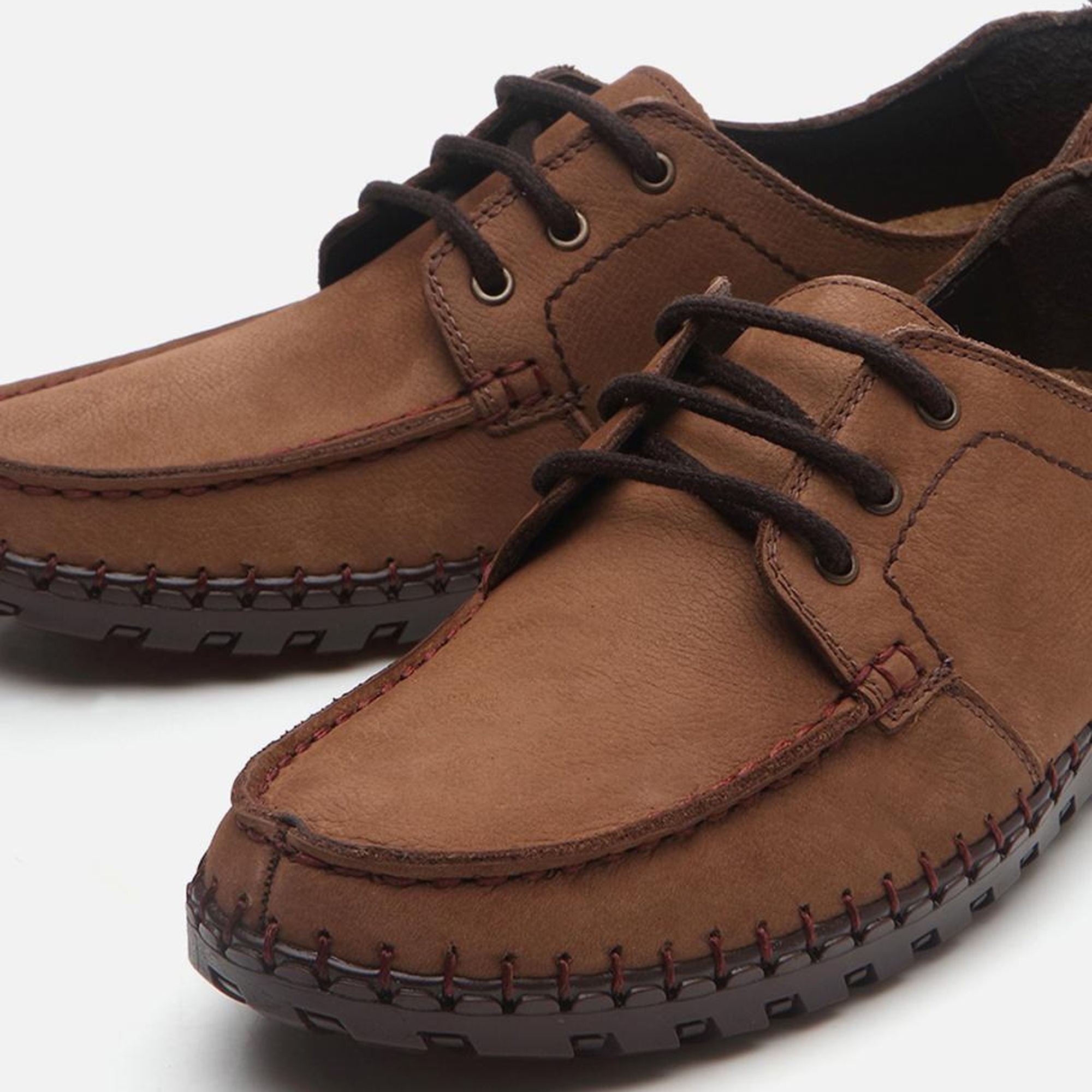 Erkek Deri Kahverengi Günlük Ayakkabı