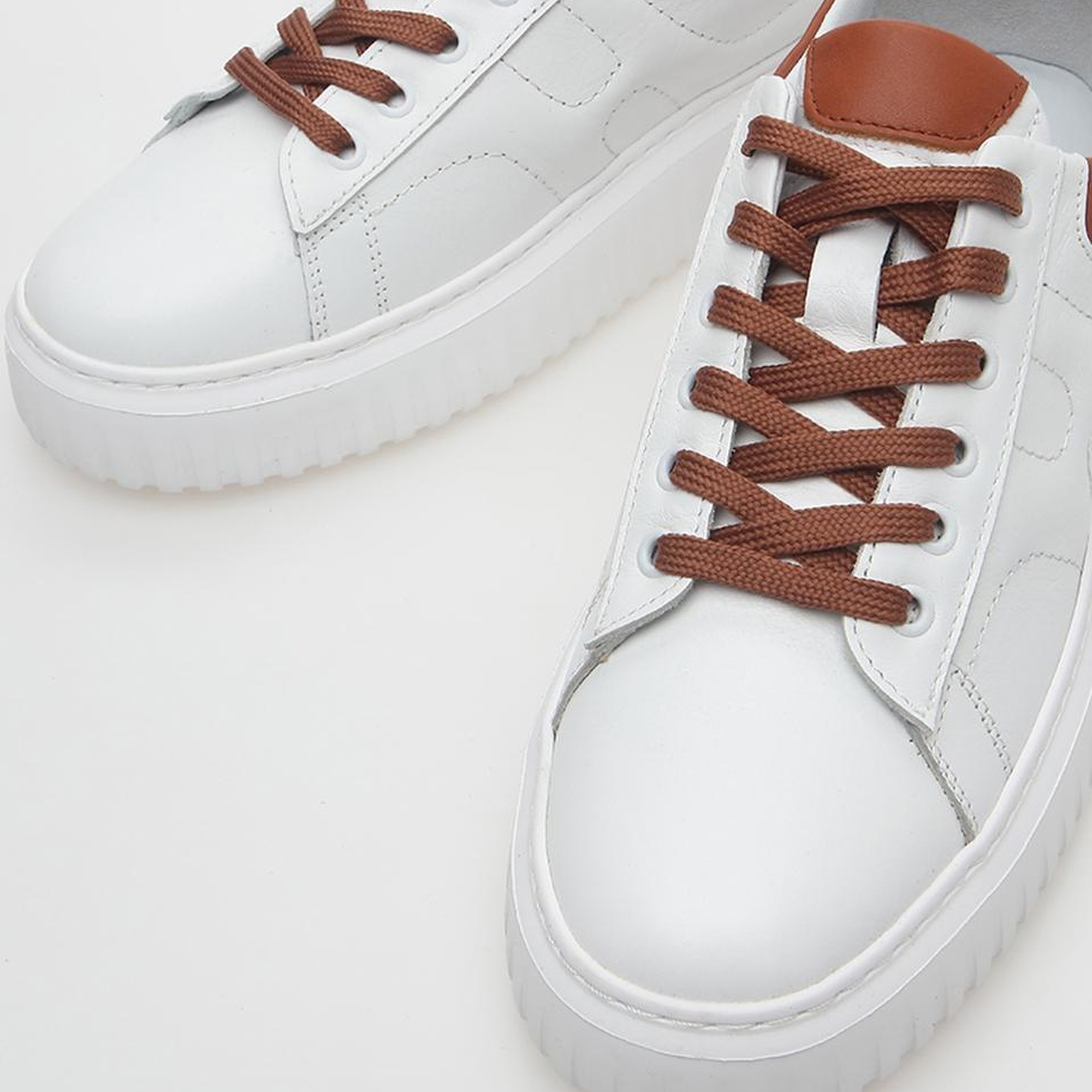 Erkek Deri Beyaz Günlük Ayakkabı