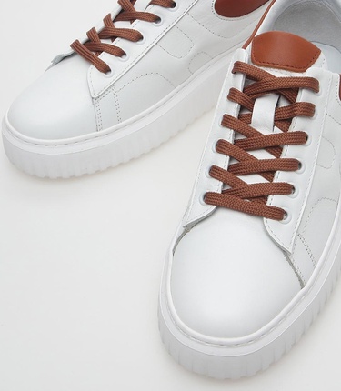  Erkek Deri Beyaz Günlük Ayakkabı