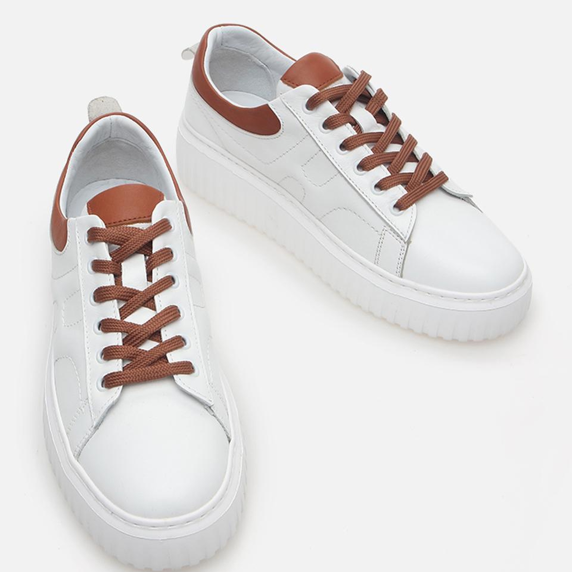 Erkek Deri Beyaz Günlük Ayakkabı