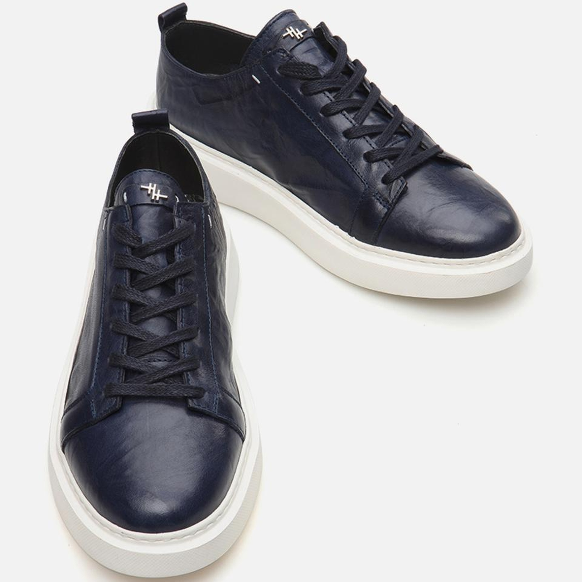 Erkek Deri Lacivert Günlük Ayakkabı