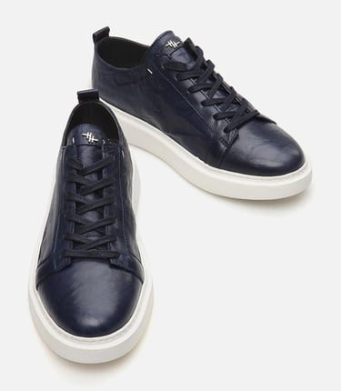  Erkek Deri Lacivert Günlük Ayakkabı