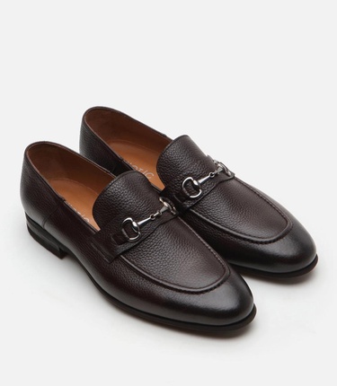  Erkek Deri Kahverengi Loafer