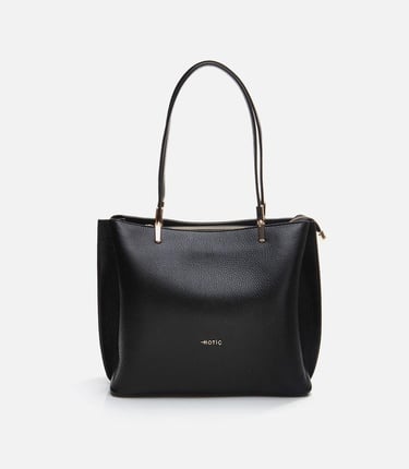  Kadın Deri Siyah Omuz Çantası