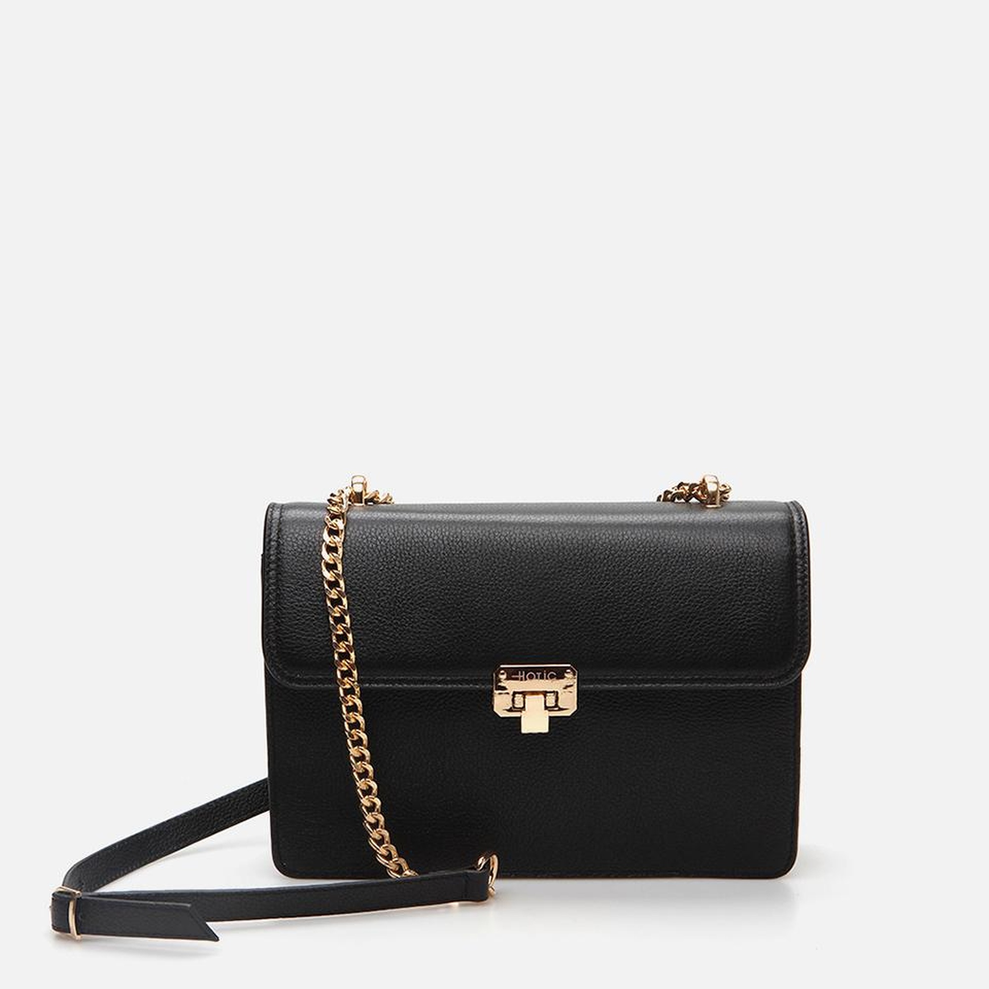 Kadın Deri Siyah Omuz Çantası