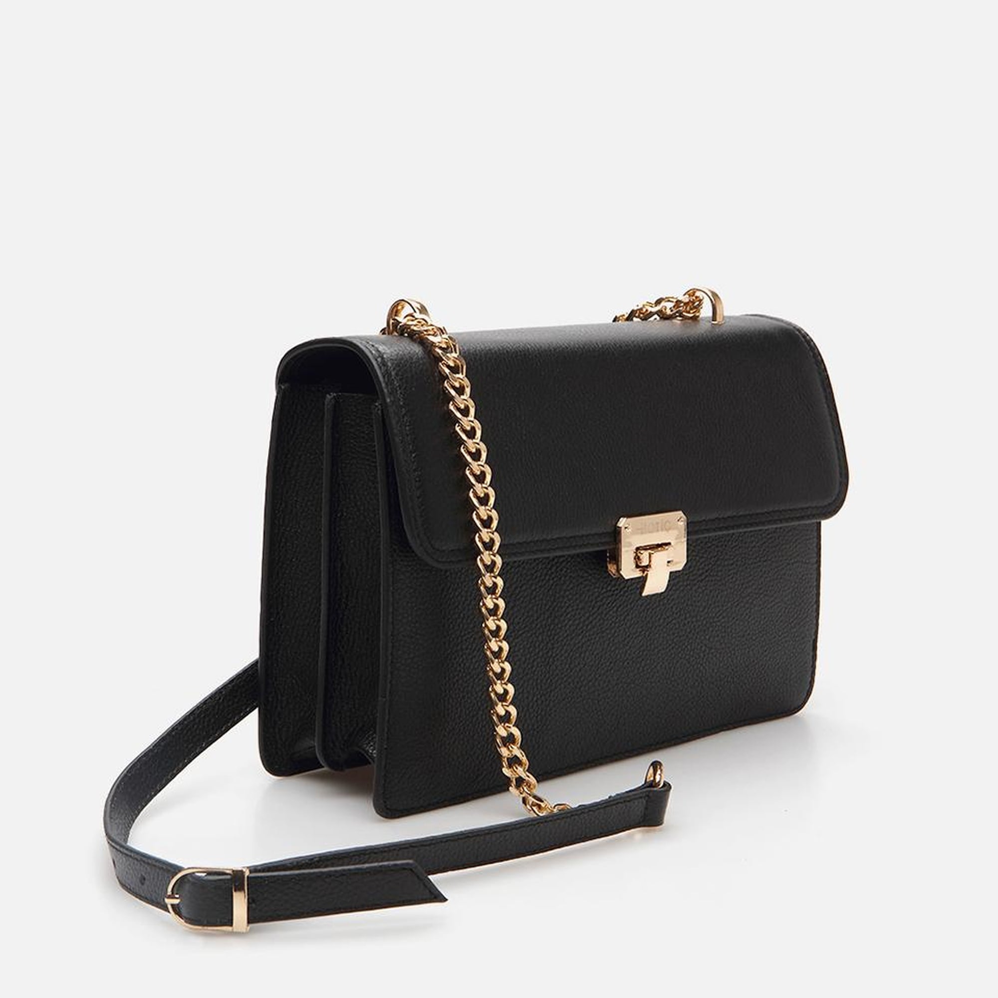 Kadın Deri Siyah Omuz Çantası