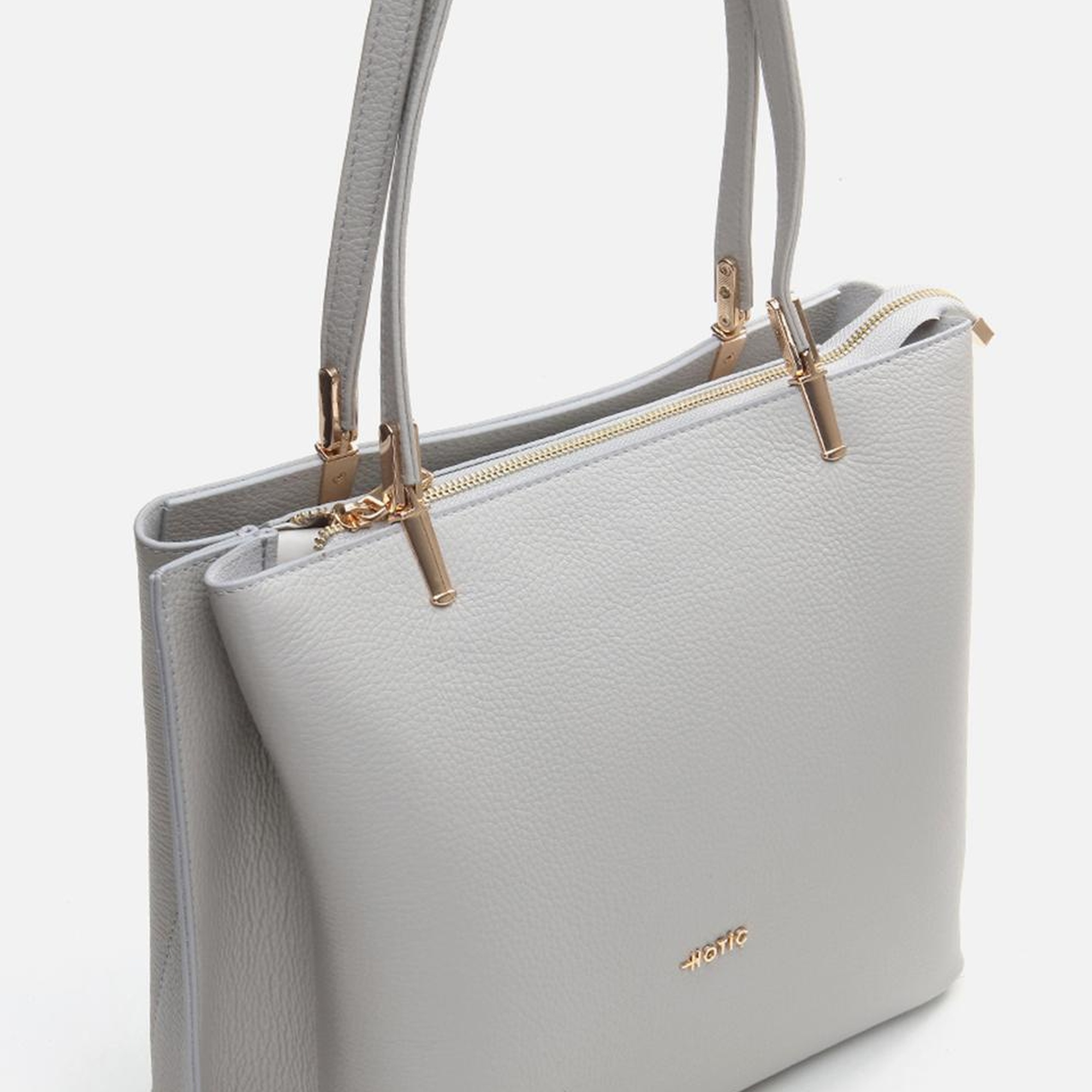 Kadın Deri Gri Omuz Çantası