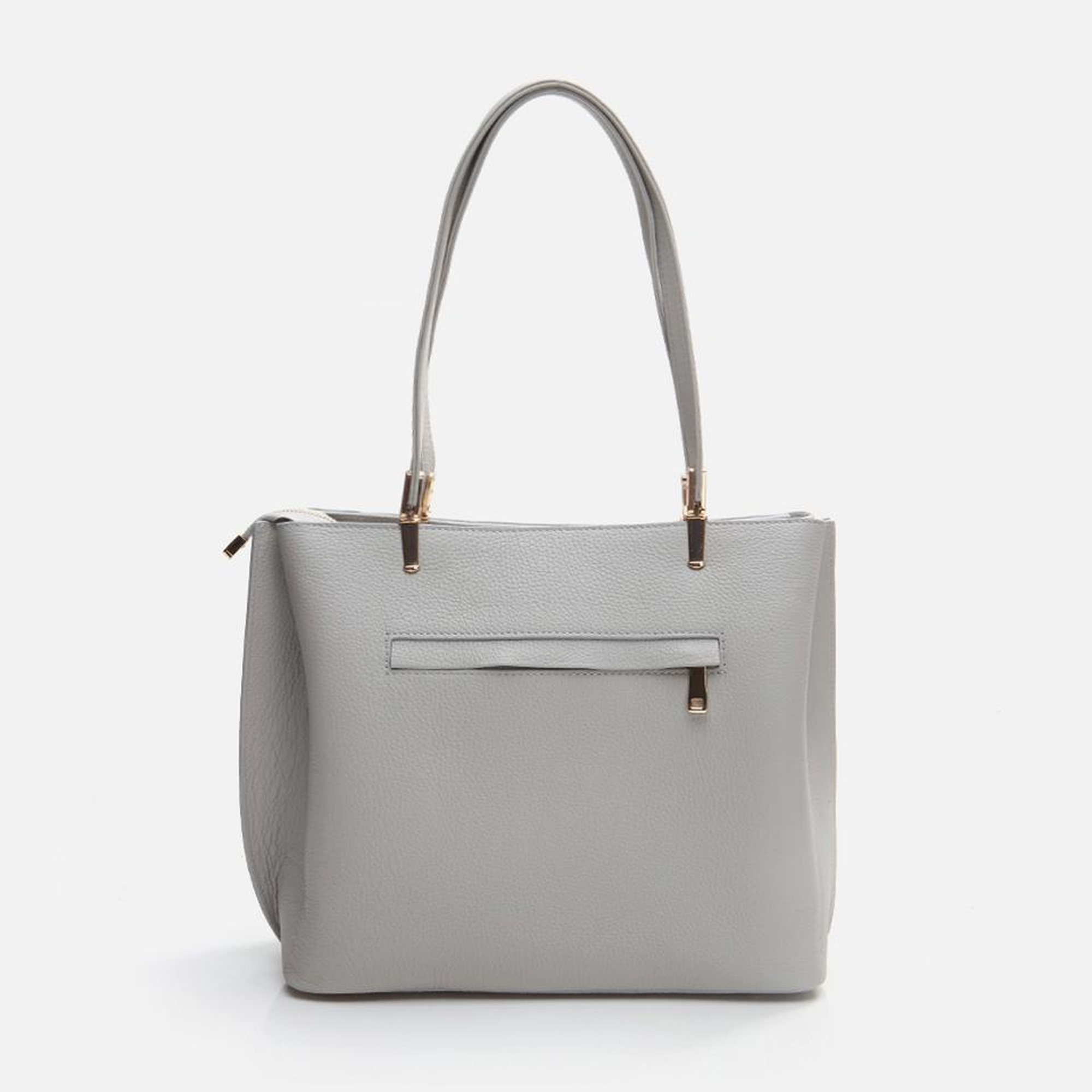 Kadın Deri Gri Omuz Çantası