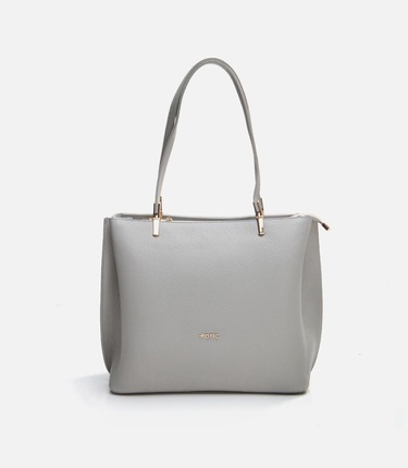  Kadın Deri Gri Omuz Çantası