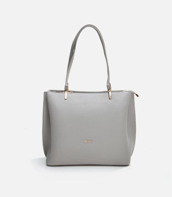  Kadın Deri Gri Omuz Çantası