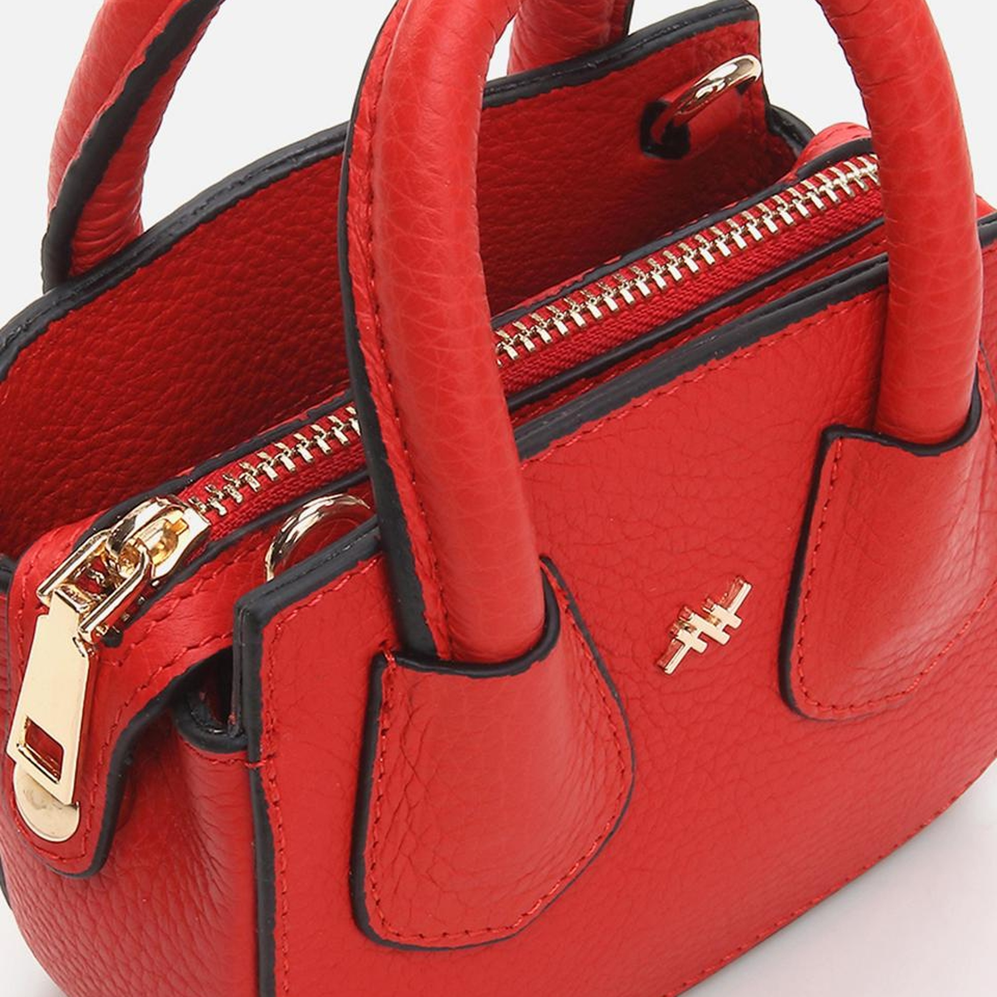 Kadın Deri Kırmızı Mini (Çapraz) Çanta