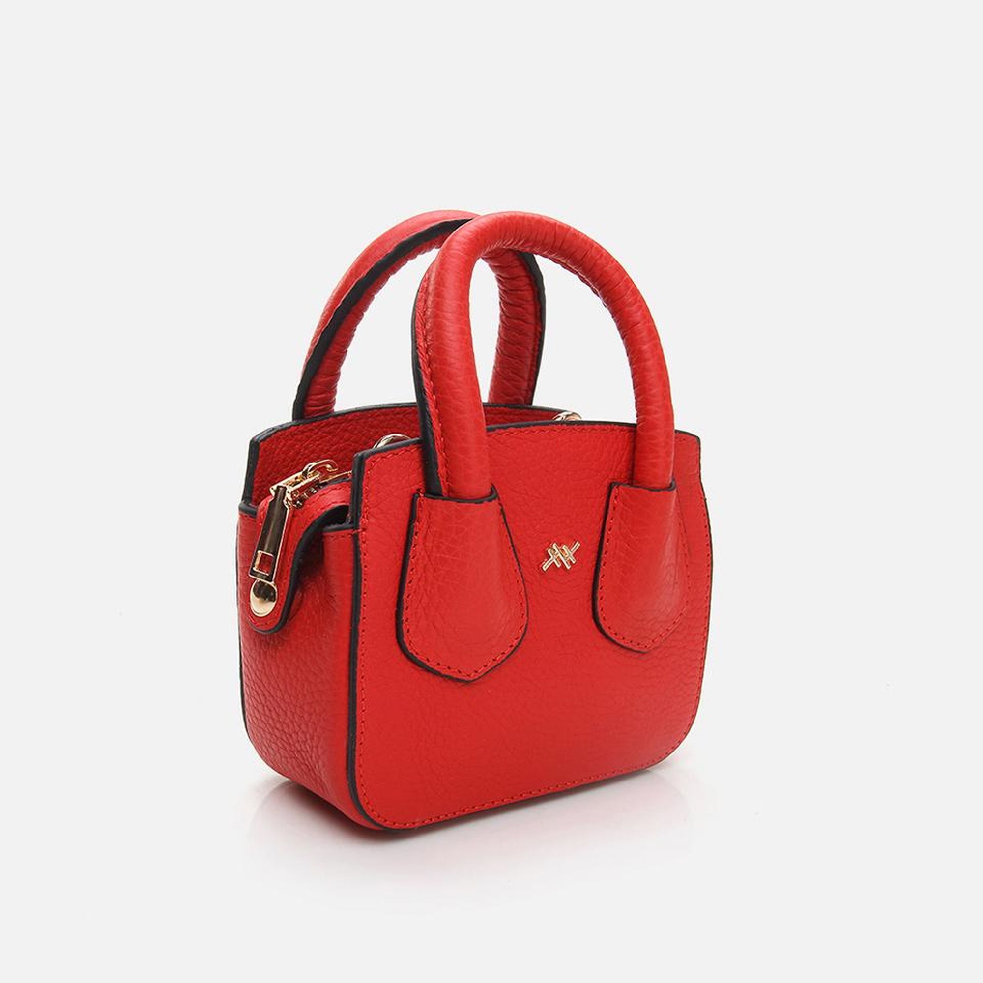 Kadın Deri Kırmızı Mini (Çapraz) Çanta