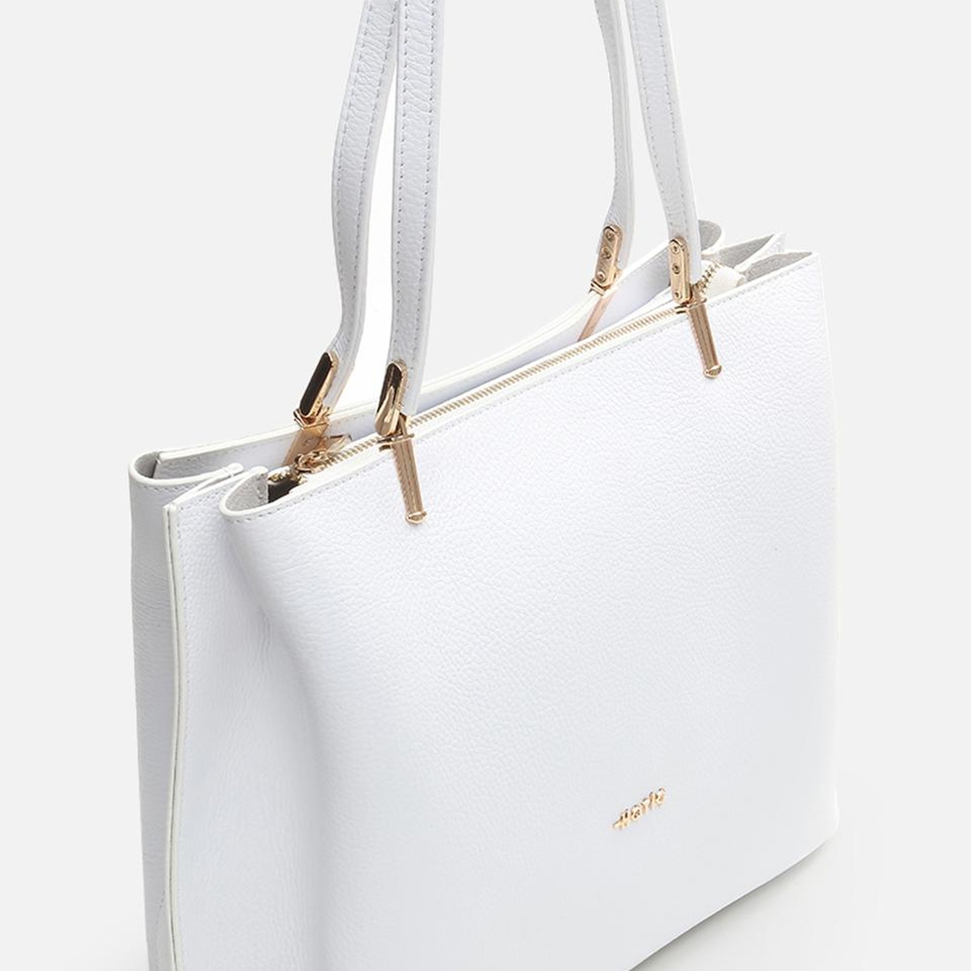 Kadın Deri Beyaz Omuz Çantası