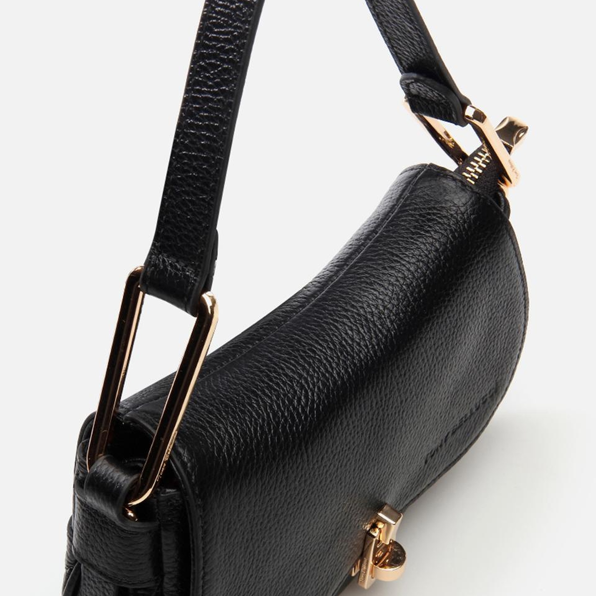 Kadın Deri Siyah Omuz Çantası