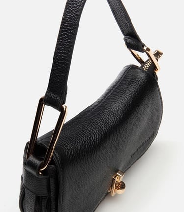  Kadın Deri Siyah Omuz Çantası