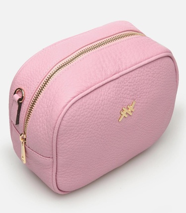  Kadın Deri Pembe Mini (Çapraz) Çanta