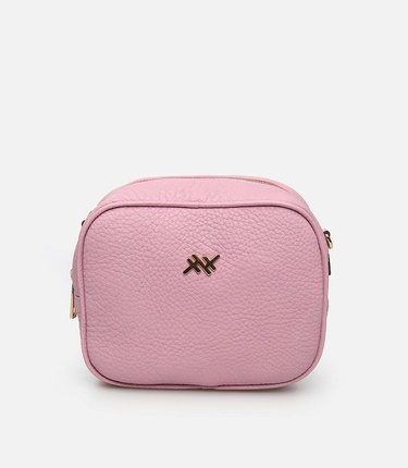 Kadın Deri Pembe Mini (Çapraz) Çanta