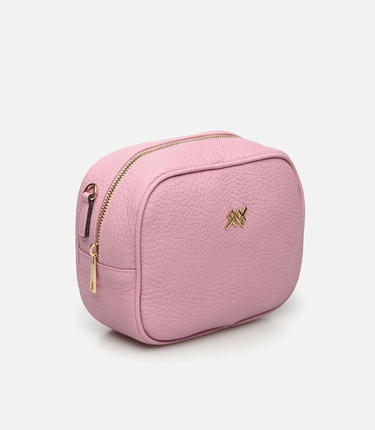  Kadın Deri Pembe Mini (Çapraz) Çanta