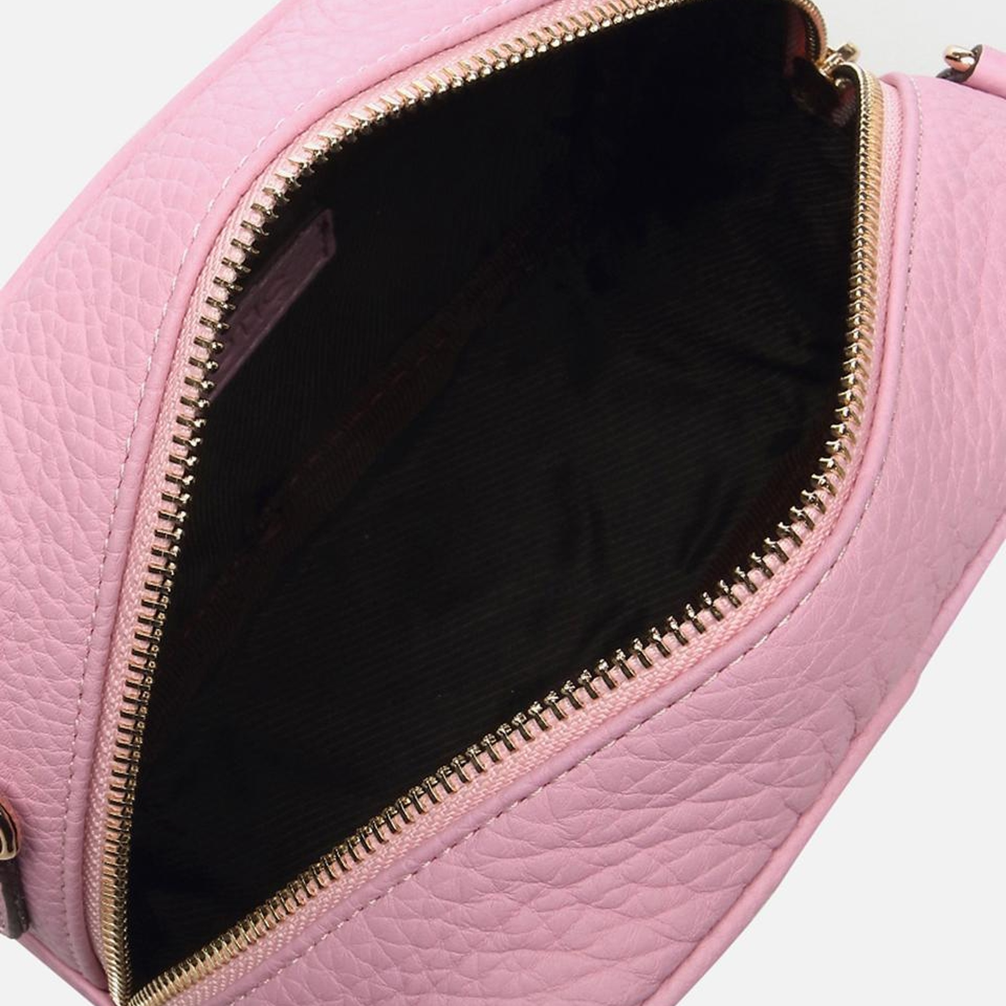 Kadın Deri Pembe Mini (Çapraz) Çanta