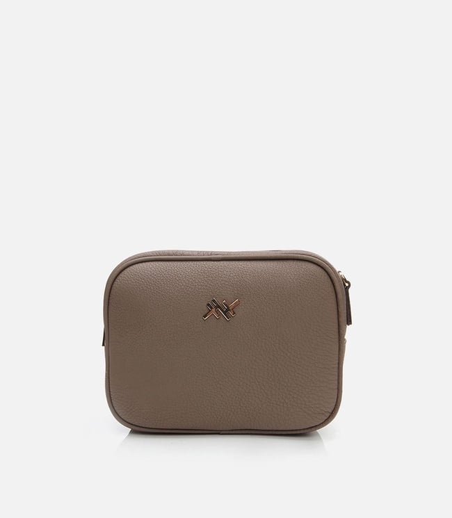  Kadın Deri Vizon Mini (Çapraz) Çanta