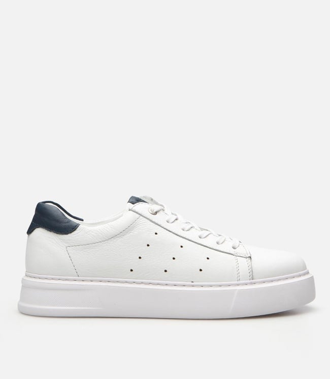  Erkek Deri Beyaz Yaya Spor Ayakkabı