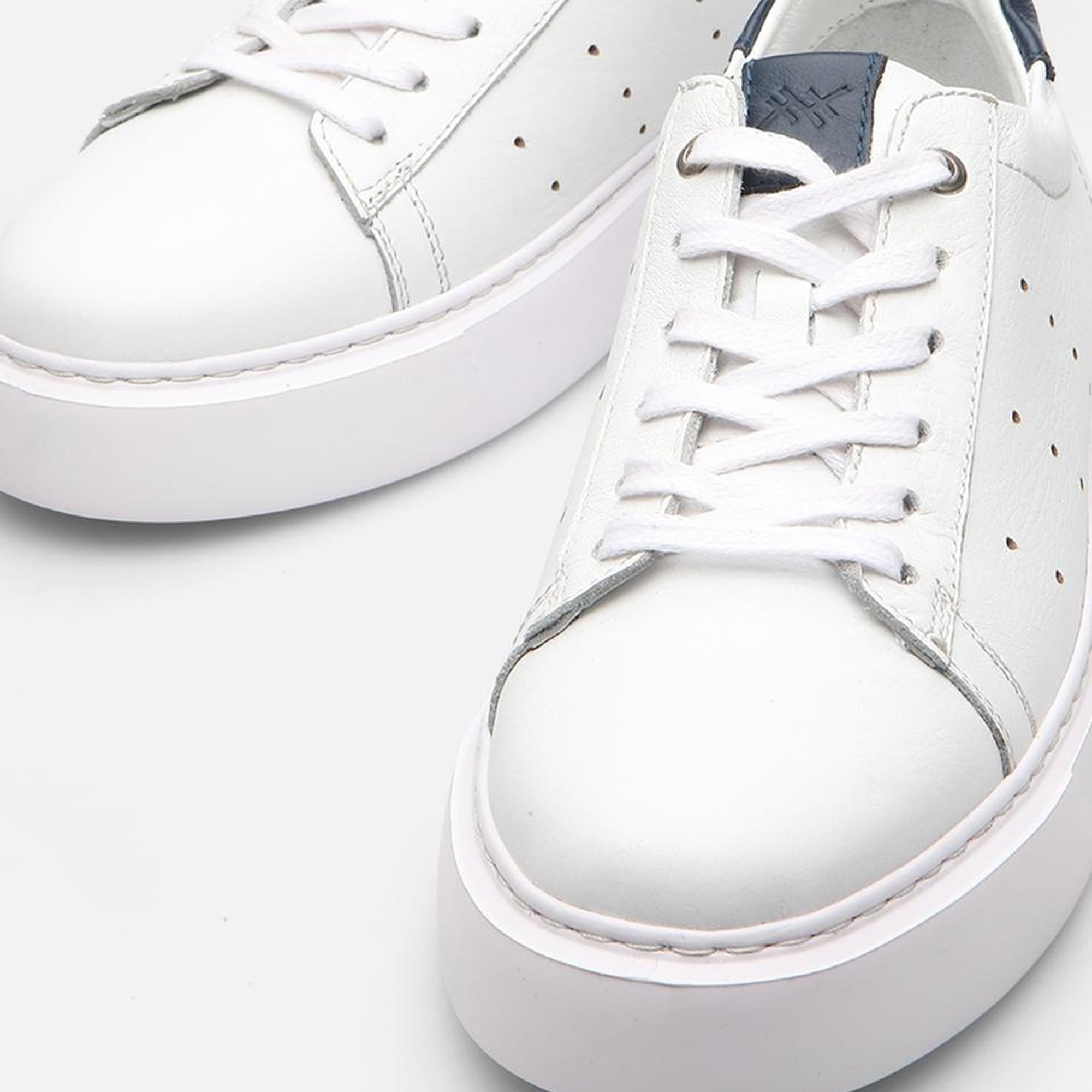 Erkek Deri Beyaz Yaya Spor Ayakkabı