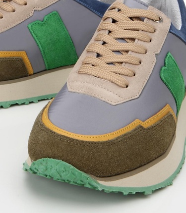  Erkek Deri Yeşil Spor Ayakkabı