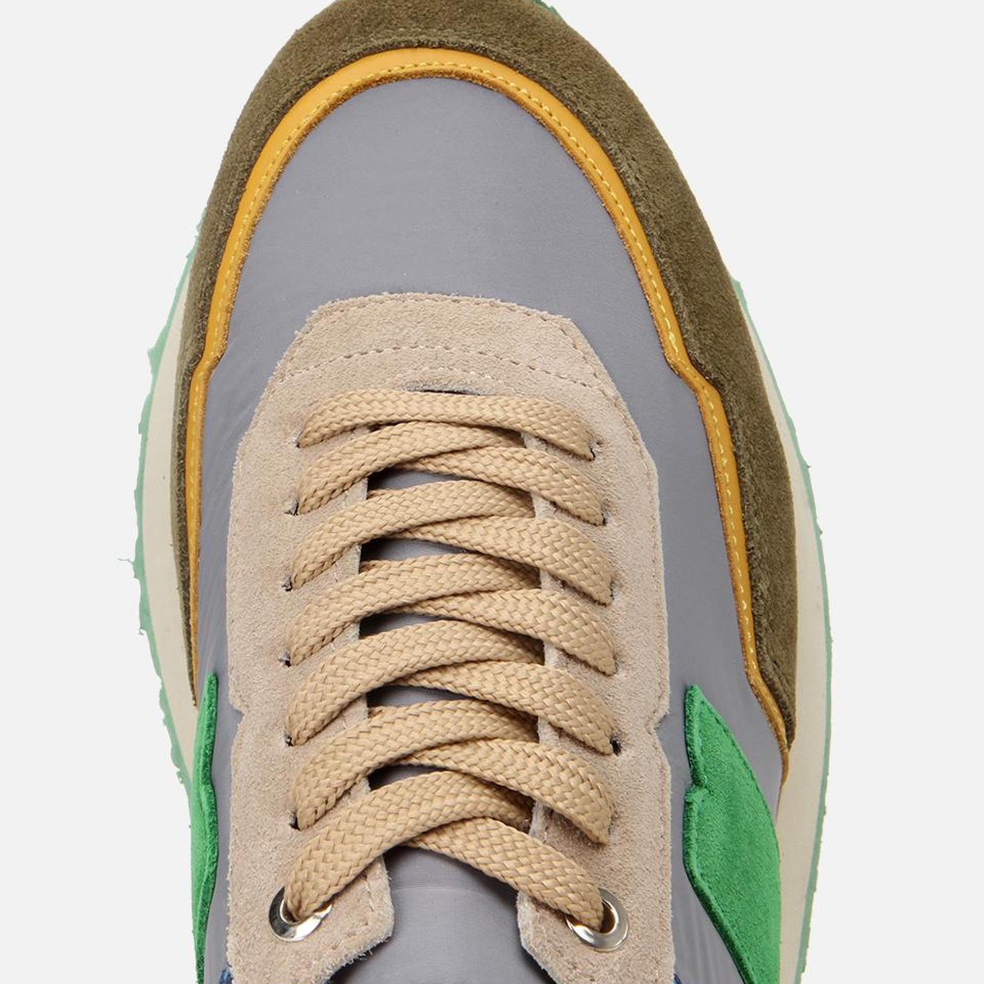 Erkek Deri Yeşil Spor Ayakkabı