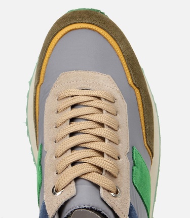  Erkek Deri Yeşil Spor Ayakkabı