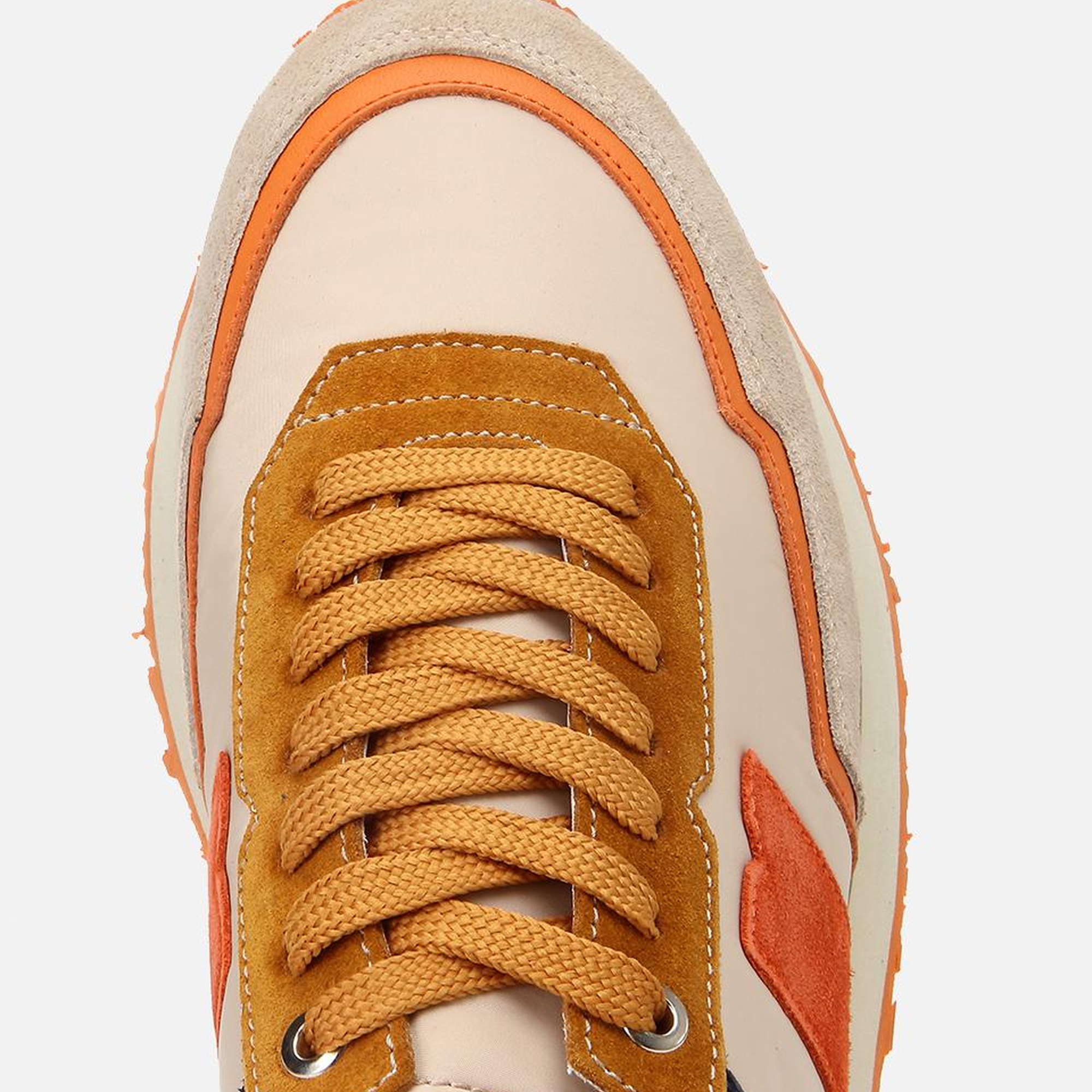 Erkek Deri Bej Spor Ayakkabı