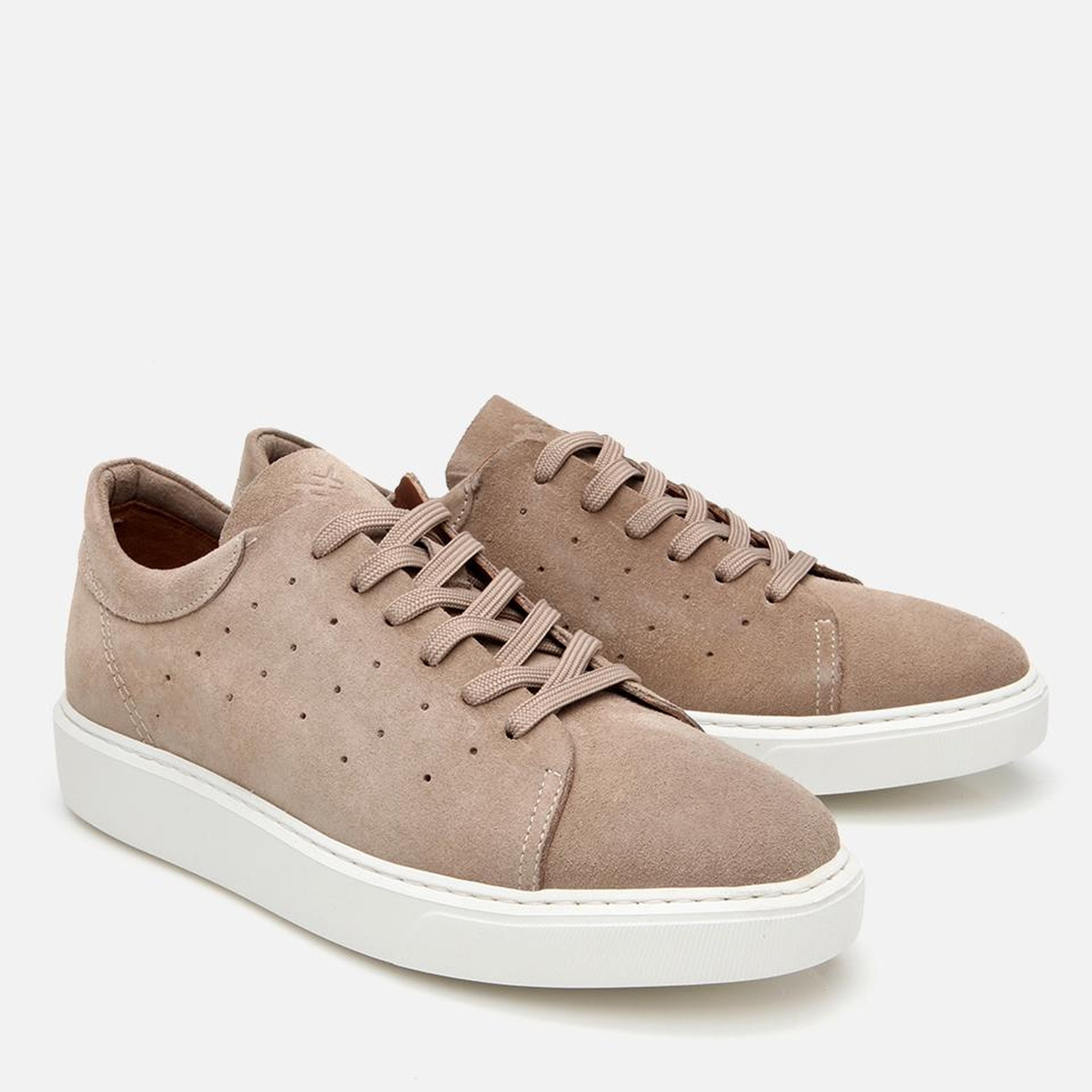 Erkek Süet Deri Bej Hafif Tabanlı Spor Ayakkabı